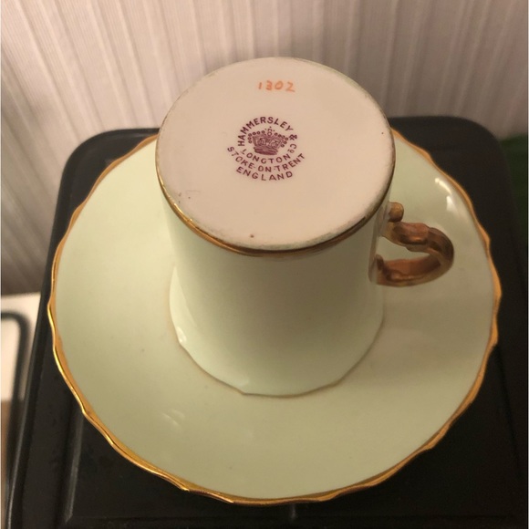VINTAGE HAMMERSLEY ESPRESSO/DEMITASSE CUP AND SAUCER - Picture 5 of 16